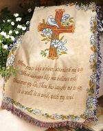 It Is Well Tapestry Throw